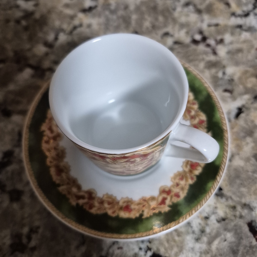 American Atelier Noel Tea cup And Saucer Porcelain - Picture 2 of 9